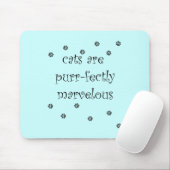 猫は手の跡が見事だ マウスパッド (マウス)