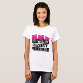猫は抵抗します Tシャツ