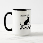 猫は担当したコーヒー・マグです マグカップ (左)