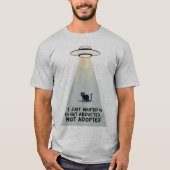 猫は採用されません Tシャツ (正面)