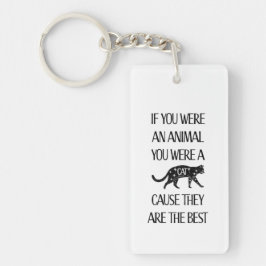 猫は最高の..アクリルキーホルダー キーホルダー