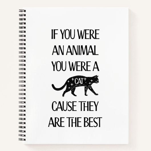 猫は最高の..リングノート ノートブック (正面)