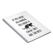 猫は最高の..リングフォトノートブック ノートブック (右側)