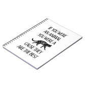 猫は最高の..リングフォトノートブック ノートブック (左側)