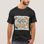 猫は最高 Tシャツ (正面)