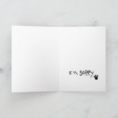 猫は残念です カード (内部)