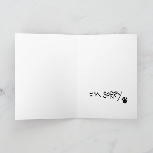 猫は残念です カード (内部)