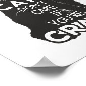 猫は気にもし熱狂するおもしろい ポスター (角)