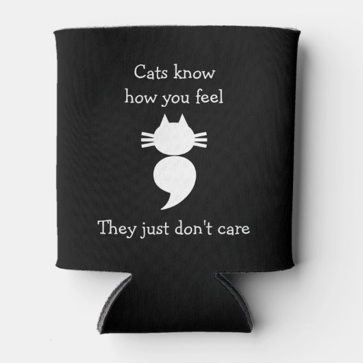 猫は気に 缶クーラー (正面)