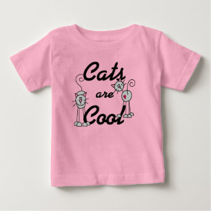 猫は涼しいTシャツおよびギフトです ベビーTシャツ