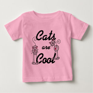 猫は涼しいTシャツおよびギフトです ベビーTシャツ