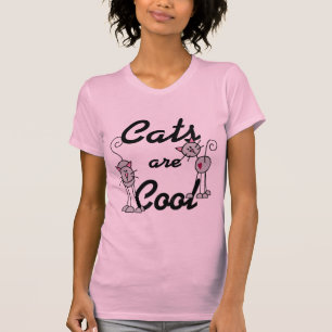 猫は涼しいTシャツおよびギフトです Tシャツ