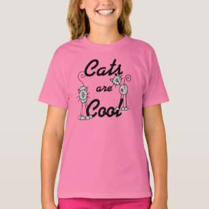 猫は涼しいTシャツおよびギフトです Tシャツ