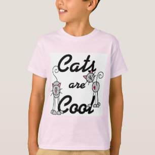猫は涼しいTシャツおよびギフトです Tシャツ
