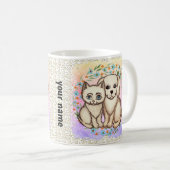 猫は犬が好き コーヒーマグカップ (正面右)