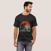 猫は猫のユーモア猫 Tシャツ (正面フル)