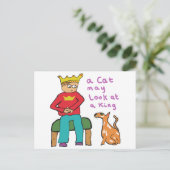 猫は王様を見るかもしれない ポストカード (スタンド正面)