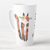 猫は生きがいが好い カフェラテマグ (左アングル)