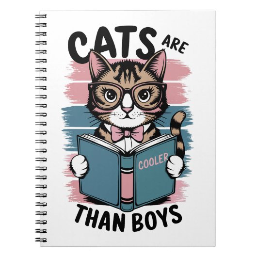 猫は男クールの子より ノートブック (正面)