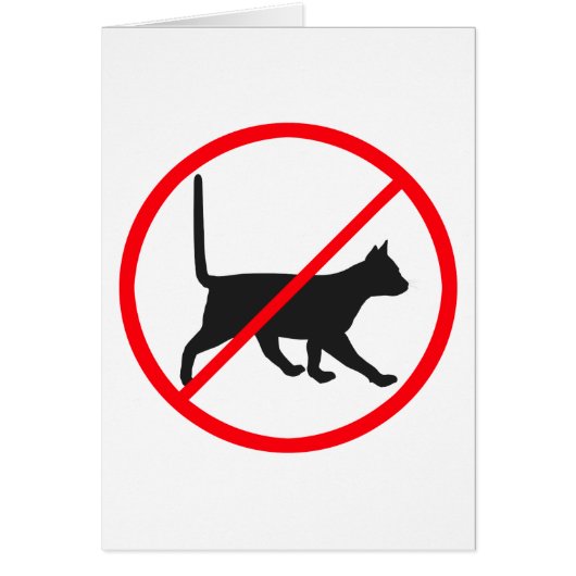 猫は禁止！ (正面)