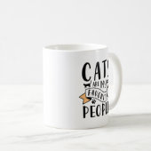 猫は私のお気に入りの人 コーヒーマグカップ (正面右)