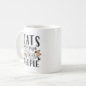 猫は私のお気に入りの人 コーヒーマグカップ (正面左)