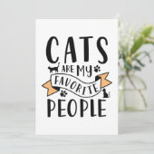 猫は私のお気に入りの人 サンキューカード (スタンド正面)