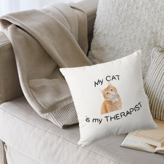 猫は私のセラピスト クッション