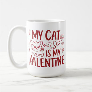 猫は私のバレンタイン コーヒーマグカップ