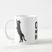 猫は私を幸せにしてくれる コーヒーマグカップ (左)
