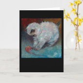 猫は私達をカード好みます カード (黄色い花)