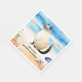 猫は究極の生クール物 スタンダードランチョンナプキン (角)