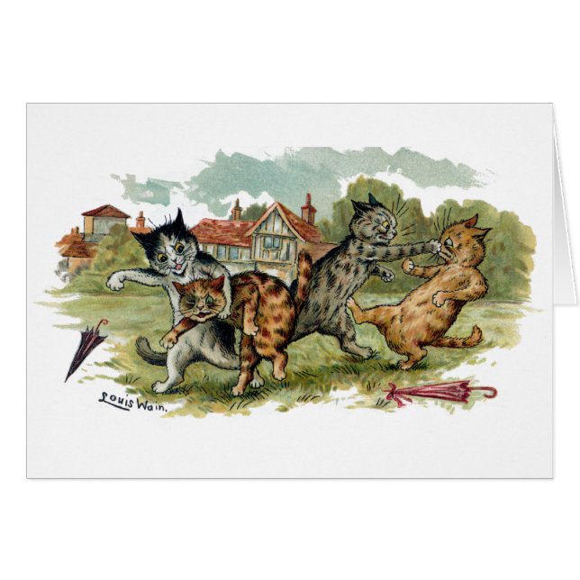 猫は穿孔器を交換します (正面横)