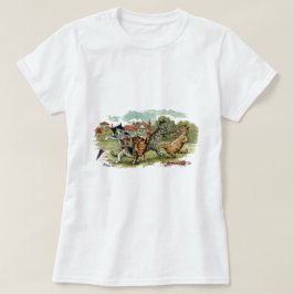 猫は穿孔器を交換します Tシャツ