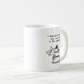 猫は結婚式-おもしろいな猫のコーヒー・マグ--を衝突します コーヒーマグカップ (正面右)