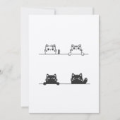 猫は言う:待って、ここで何の問題も見えない セーブザデート (正面)