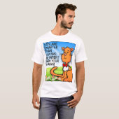 猫は賢い Tシャツ (正面フル)