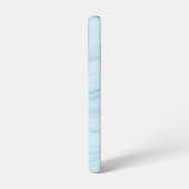 猫は青い大理石の背景サムスンガルを選ぶ SAMSUNG GALAXYケース (左側面)