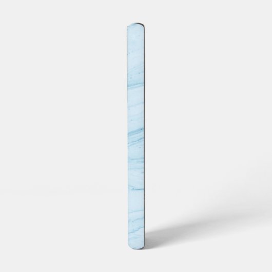 猫は青い大理石の背景サムスンガルを選ぶ SAMSUNG GALAXYケース (左側面)