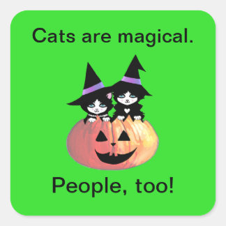 猫は魔法だ! スクエアシール