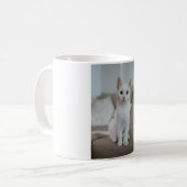 猫は42最高の コーヒーマグカップ (正面左)