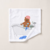 猫はBathを取ります バスタオルセット (ウォッシュタオル)