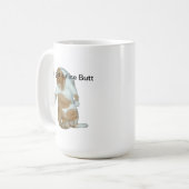 猫はI素晴らしいお尻のマグを持っています コーヒーマグカップ (正面左)