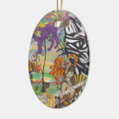 猫はOnament女王を見るかもしれません セラミックオーナメント (左)