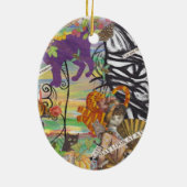 猫はOnament女王を見るかもしれません セラミックオーナメント (裏面)