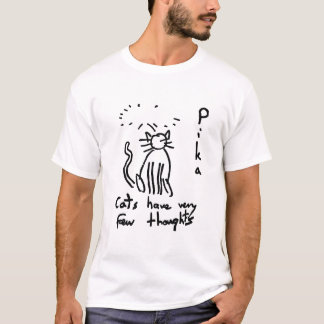 猫はTシャツが少ない Tシャツ