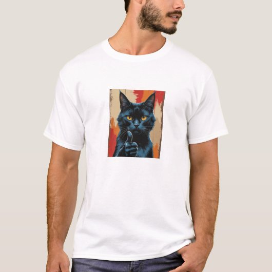 猫はTシャツに似ている Tシャツ (正面)