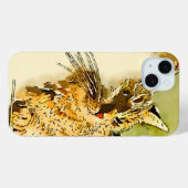 猫ひげサイドプロファイルハート鼻水カラー Case-Mate iPhoneケース (裏面 (横))