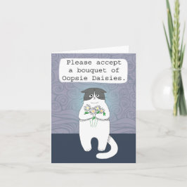 猫まみれ猫の事故オッピーごめんね カード