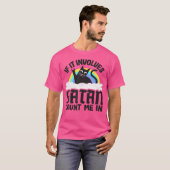 猫もしのヘビーメタルRでサタン数を数える Tシャツ (正面フル)